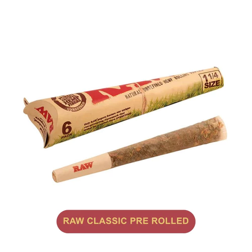 Raw Cones Pre-Rolled Classic 1 1/4 Size 6pack- 32ct - Image 2